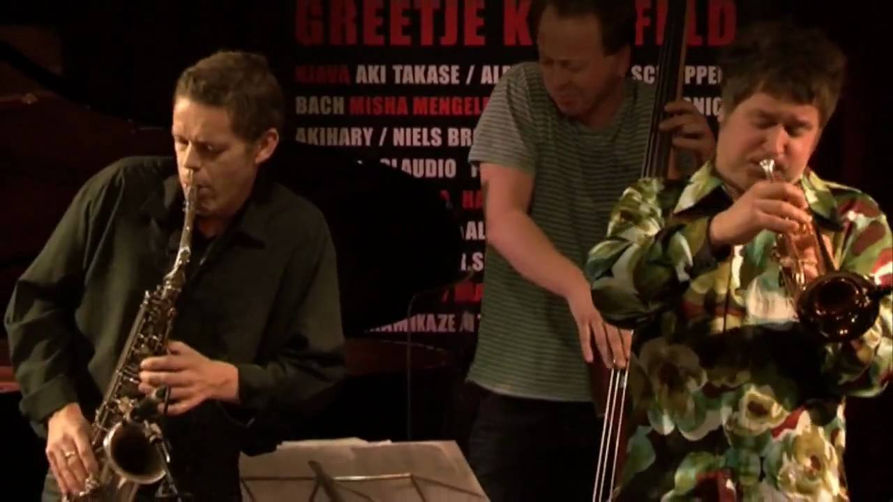 Paul van Kemenade, two horns and a bass